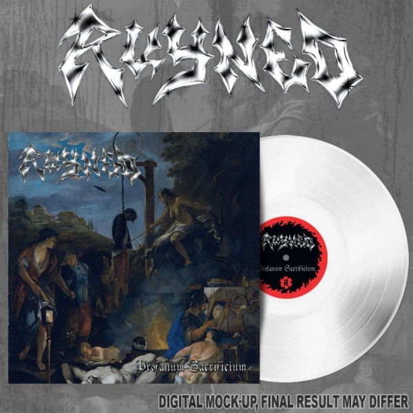 Ruyned - Profanum Sacrificium (White Vinyl L in the group VINYL / Upcoming releases / Hårdrock at Bengans Skivbutik AB (5673680)