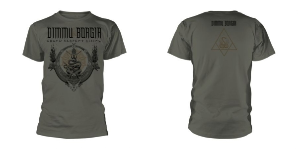 Dimmu Borgir - T/S Grand Serpent Rising (Xxxl) Mil in the group MERCHANDISE / T-shirt / Kommande / Hårdrock at Bengans Skivbutik AB (5673702)
