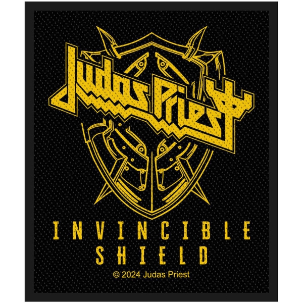 Judas Priest - Invincible Shield Standard Patch in the group MERCHANDISE / Patch / / at Bengans Skivbutik AB (5673984)