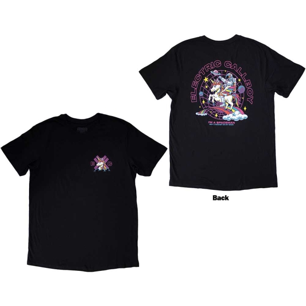 Electric Callboy - Spaceman Unicorn Uni Bl T-Shirt in the group MERCHANDISE / T-shirt / Nyheter / Pop-Rock at Bengans Skivbutik AB (5673999r)