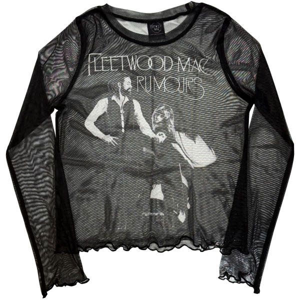 Fleetwood Mac - Rumours Lady Bl Mesh Crop in the group MERCHANDISE / T-shirt / Nyheter / Pop-Rock at Bengans Skivbutik AB (5674003r)