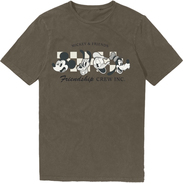 Disney - Mm Friendship Crew Inc Stone Wash Uni Green T-Shirt in the group MERCHANDISE / T-shirt / Nyheter / Film-Musikal at Bengans Skivbutik AB (5674024r)