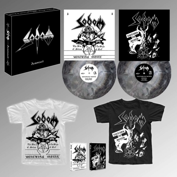 Sodom - Demonized (2 Lp Galaxy Vinyl, Mc, T in the group VINYL / Upcoming releases / Hårdrock at Bengans Skivbutik AB (5674111)