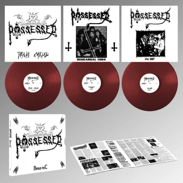 Possessed - Demo-Nic (3 Lp Oxblood Vinyl Box) in the group VINYL / Upcoming releases / Hårdrock at Bengans Skivbutik AB (5674115)