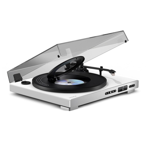 Turntable/Cd - Vinyl- Och Cd-Spelare Analog Plus 2-In-1 Vit in the group OTHER / / / at Bengans Skivbutik AB (5674635)