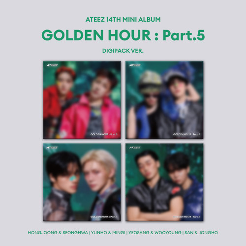 Ateez - Golden Hour : Part 5 (Digipack Unit Ver.) (Random Ver.) in the group CD / Upcoming releases / K-Pop at Bengans Skivbutik AB (5675061)