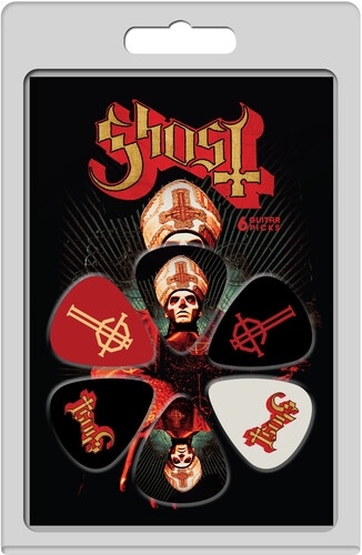 Ghost - Meliora - Guitar Picks (6 Pack) in the group MERCHANDISE / Merch / Hårdrock at Bengans Skivbutik AB (5675514)