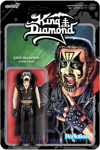 King Diamond - Super7 Reaction Figures - King Diamond in the group MERCHANDISE / Merch / Hårdrock at Bengans Skivbutik AB (5675524)