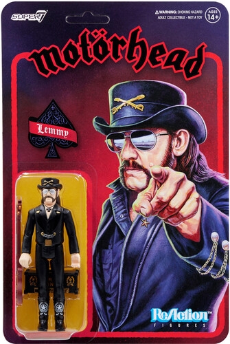 Motorhead - Super7 Reaction Figures - Lemmy (Modern Cowboy) in the group MERCHANDISE / Merch / Hårdrock at Bengans Skivbutik AB (5675525)