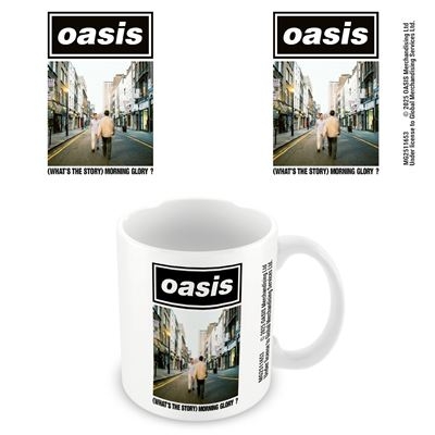 Oasis - What's The Story Morning Glory White Pod Mug in the group MERCHANDISE / Mug / Pop-Rock at Bengans Skivbutik AB (5675687)