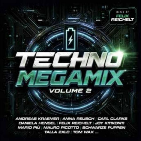 Various Artists - Techno Megamix Vol. 2 in the group CD / Upcoming releases / Pop-Rock at Bengans Skivbutik AB (5676006)