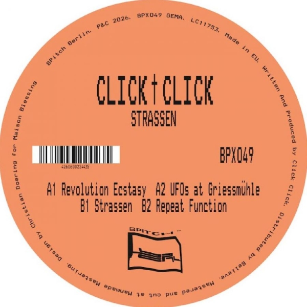 Click Click - Strassen Ep in the group VINYL / Upcoming releases / Pop-Rock at Bengans Skivbutik AB (5676070)