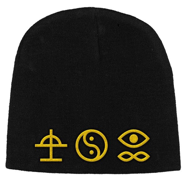 Bad Omens - Unisex Beanie Hat: Symbols (Black) in the group MERCHANDISE / Merch / Kommande / Hårdrock at Bengans Skivbutik AB (5676445)