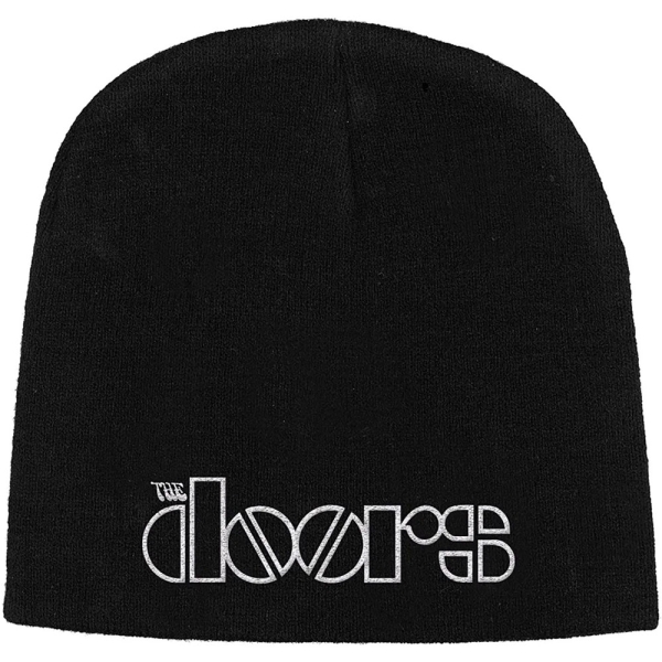 The Doors - Unisex Beanie Hat: Logo (Black) in the group MERCHANDISE / Merch / Kommande / Pop-Rock at Bengans Skivbutik AB (5676446)