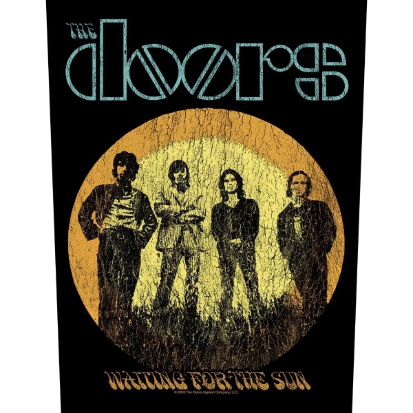 The Doors - Back Patch: Waiting For The Sun in the group MERCHANDISE / Patch / / at Bengans Skivbutik AB (5676451)