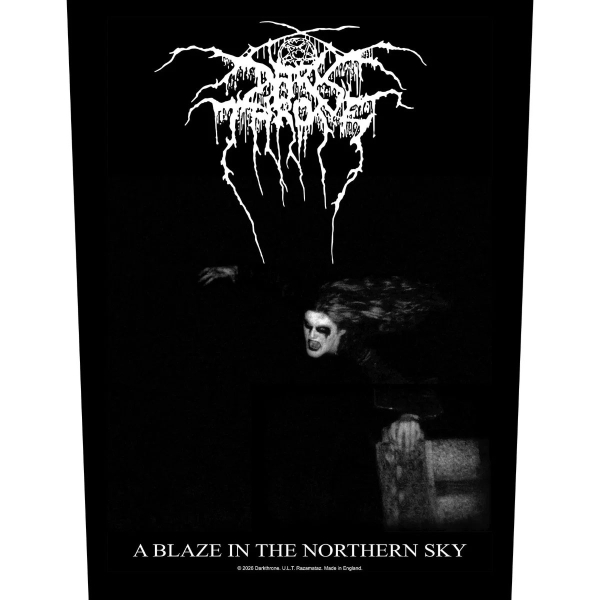 Darkthrone - Back Patch: A Blaze In The Northern Sky in the group MERCHANDISE / Patch / / at Bengans Skivbutik AB (5676455)