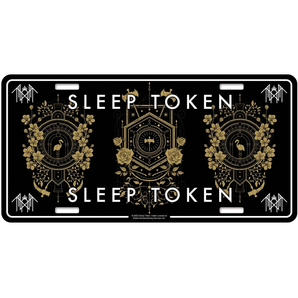 Sleep Token - Number Plate: Even In Arcadia Sigils in the group MERCHANDISE / Merch / Kommande / Hårdrock at Bengans Skivbutik AB (5676504)