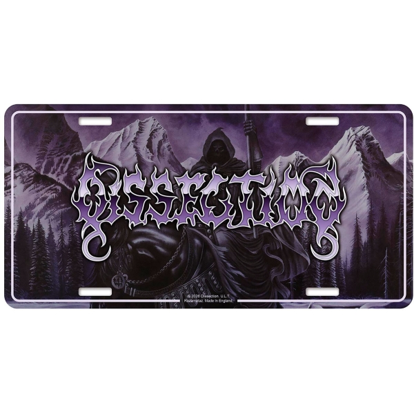Dissection - Number Plate: Storm Of The Light's Bane in the group MERCHANDISE / Merch / Kommande / Hårdrock at Bengans Skivbutik AB (5676515)