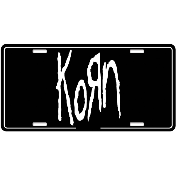 Korn - Number Plate: Logo in the group MERCHANDISE / Merch / Kommande / Hårdrock at Bengans Skivbutik AB (5676523)
