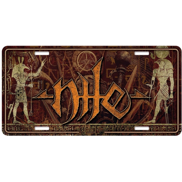 Nile - Number Plate: Logo in the group MERCHANDISE / Merch / Kommande / Hårdrock at Bengans Skivbutik AB (5676525)