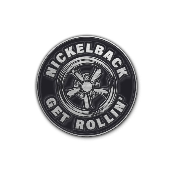 Nickelback - Pin Badge: Get Rollin' in the group MERCHANDISE / Pin-Button Badge / / at Bengans Skivbutik AB (5676532)