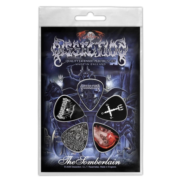 Dissection - Plectrum Pack: The Somberlain in the group MERCHANDISE / Merch / Kommande / Hårdrock at Bengans Skivbutik AB (5676538)