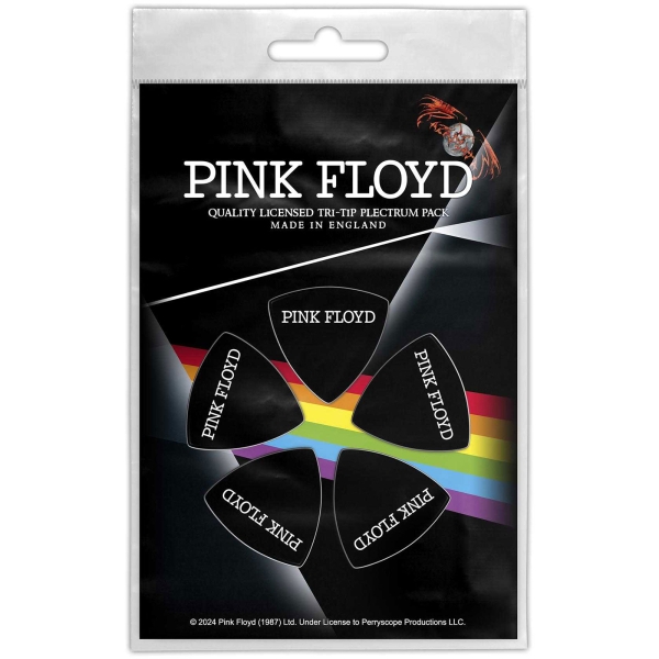 Pink Floyd - Tri-Tip Plectrum Pack: Logo in the group MERCH at Bengans Skivbutik AB (5676557)