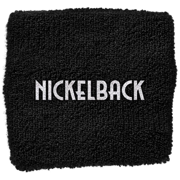 Nickelback - Unisex Embroidered Wristband: Logo (Black) in the group MERCHANDISE / Merch / Kommande / Pop-Rock at Bengans Skivbutik AB (5676573)