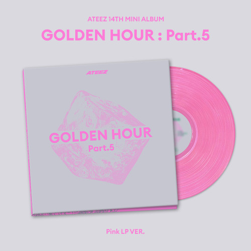 Ateez - Golden Hour : Part.5 (Pink Lp Ver.) in the group VINYL / Upcoming releases / K-Pop at Bengans Skivbutik AB (5676778)