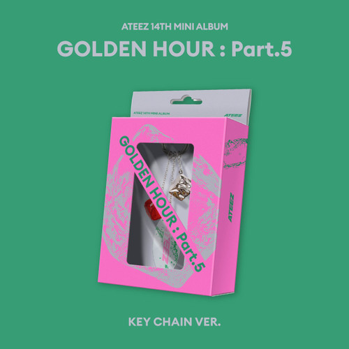 Ateez - Golden Hour : Part.5 (Key Chain Ver.) in the group MERCHANDISE / Merch+Code / Kommande / K-Pop at Bengans Skivbutik AB (5676779)