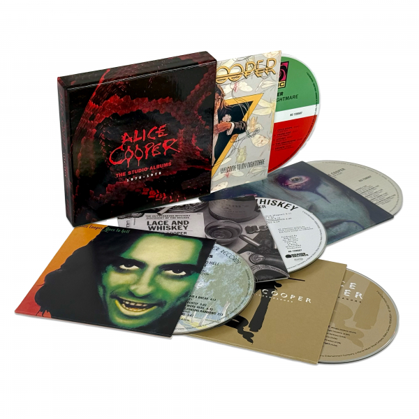 Alice Cooper - The Studio Albums 1975-1978 (Ltd 5CD Boxset) in the group CD / Upcoming releases / Hårdrock,Pop-Rock at Bengans Skivbutik AB (5676790)