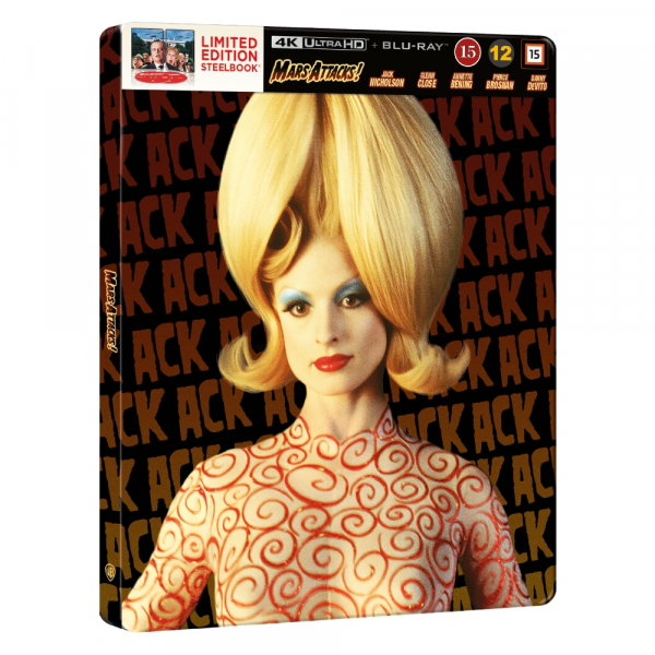Movie - Mars Attacks! (Ltd Steelbook 2-Disc / 4K Uhd + Blu-Ray) in the group Movies / Film UHD-4K / / at Bengans Skivbutik AB (5677042)