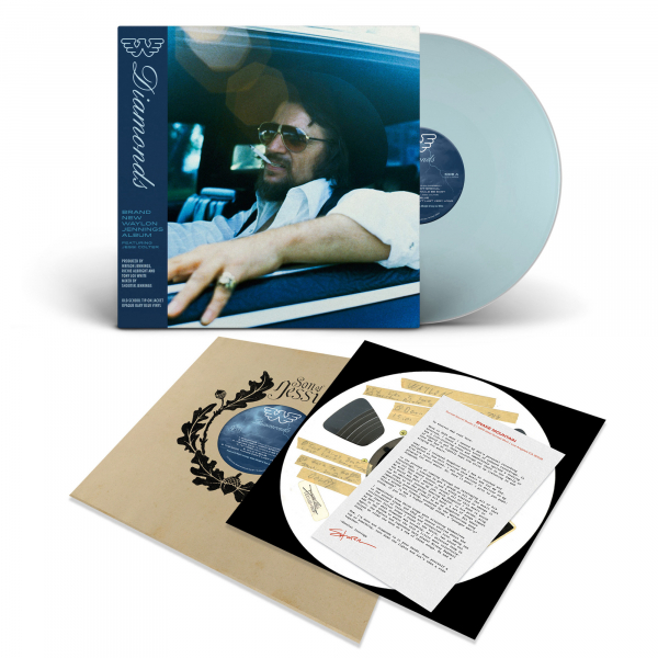 Waylon Jennings - Diamonds (Baby Blue Vinyl) in the group VINYL / Upcoming releases / Country at Bengans Skivbutik AB (5677446)