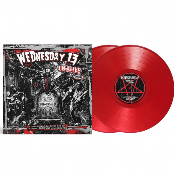 Wednesday 13 - Un-Alive From Pol'and'Rock 2025 (Red Vinyl / 2LP) in the group VINYL / Hårdrock at Bengans Skivbutik AB (5677534)