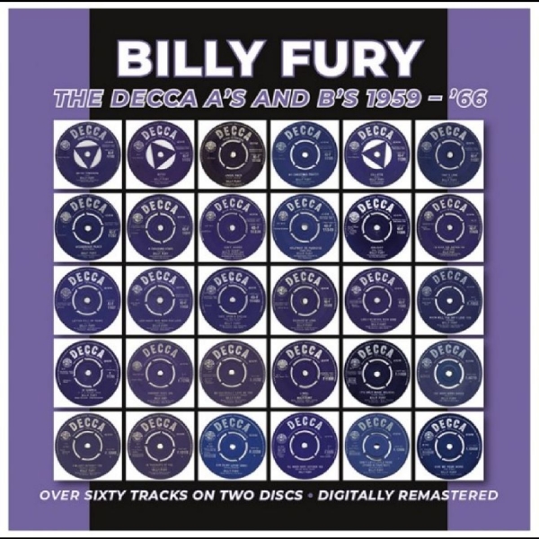 Billy Fury - The Decca A?S And B?S 1959 - ?66 in the group CD / Upcoming releases / Pop-Rock at Bengans Skivbutik AB (5677577)