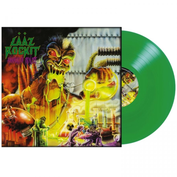 Laaz Rockit - Annihilation Principle (Green Vinyl LP) in the group VINYL / Upcoming releases / Hårdrock at Bengans Skivbutik AB (5677681)