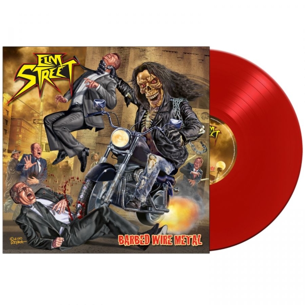 Elm Street - Barbed Wire Metal (Red Vinyl Lp) in the group VINYL / Upcoming releases / Hårdrock at Bengans Skivbutik AB (5677683)