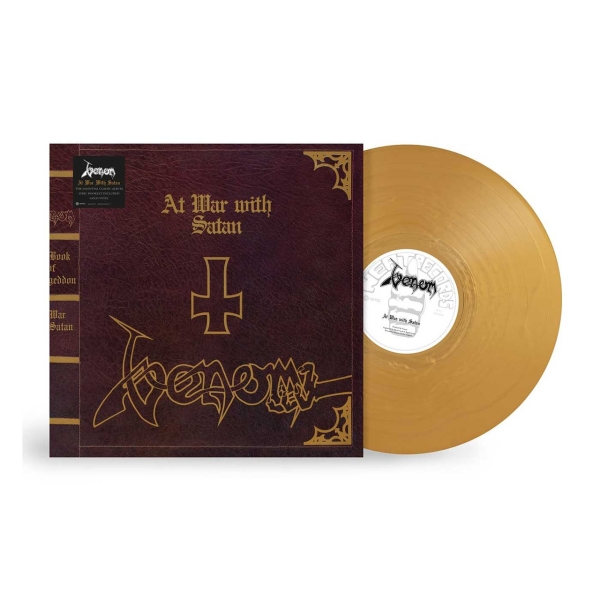 Venom - At War With Satan (Gold Vinyl LP) in the group OUR PICKS / Friday Releases / 2026-08-21 at Bengans Skivbutik AB (5677789)