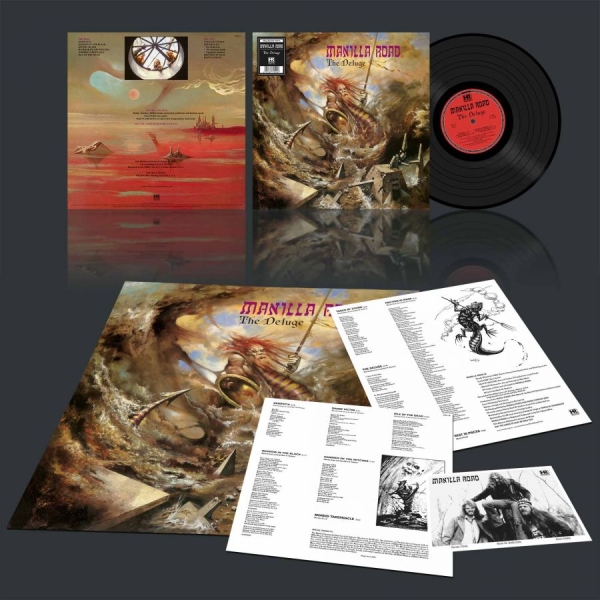 Manilla Road - Deluge The (Black Vinyl Lp) in the group VINYL / Upcoming releases / Hårdrock at Bengans Skivbutik AB (5677798)