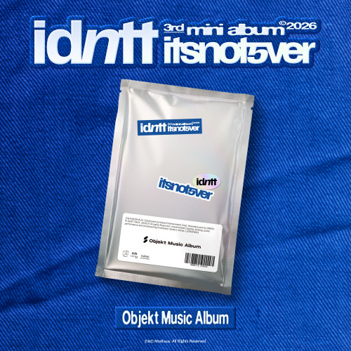 idntt - itsnotover (Objekt Music Ver.) in the group MERCHANDISE / Merch+Code / Kommande / K-Pop at Bengans Skivbutik AB (5677993)