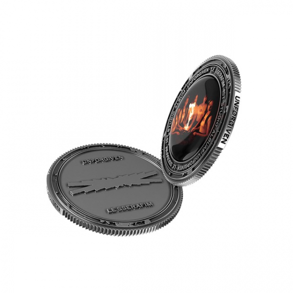 Le Sserafim - Unforgiven (Sound Coin Ver.) in the group MERCHANDISE / Merch+Code / Kommande / K-Pop at Bengans Skivbutik AB (5678134)