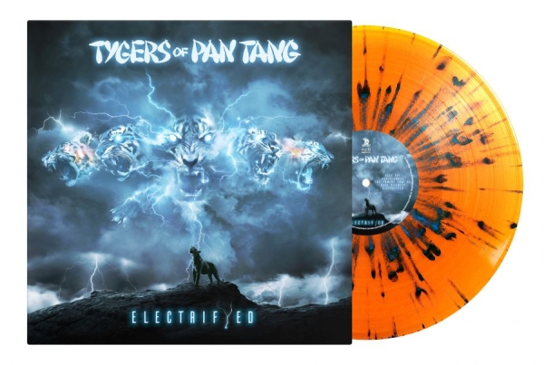 Tygers Of Pan Tang - Electrifyed (Orange With Blue Splat in the group VINYL / Upcoming releases / Hårdrock at Bengans Skivbutik AB (5678296)