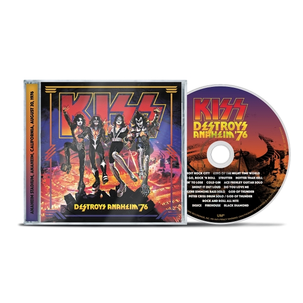 Kiss - Destroys Anaheim 76 (CD) in the group OUR PICKS / Friday Releases / 2026-08-21 at Bengans Skivbutik AB (5678363)