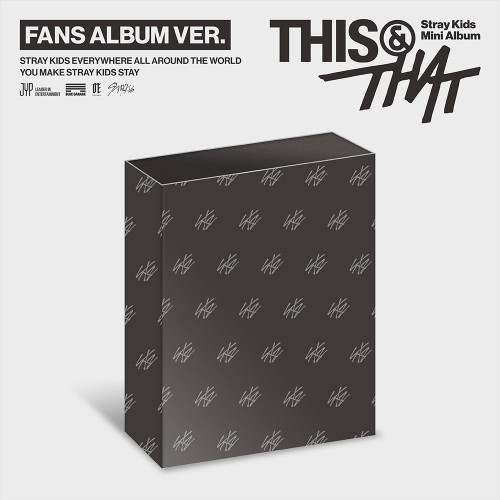 Stray Kids - This & That (Fans Album Ver.) + SW in the group MERCHANDISE / Merch+Code / Kommande / K-Pop at Bengans Skivbutik AB (5678538)