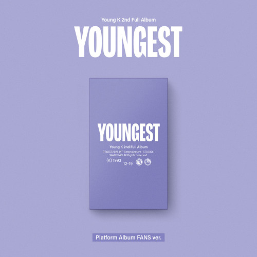 Young K (Day6) - Youngest (Platform Album Fans Ver.) in the group MERCHANDISE / Merch+Code / Kommande / K-Pop at Bengans Skivbutik AB (5678545)
