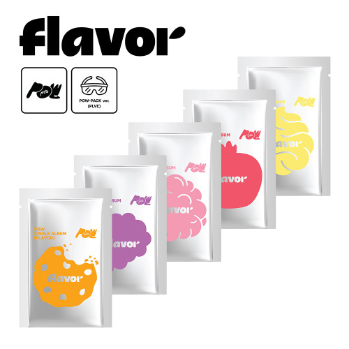 Pow - Flavor (Pow-Pack Ver.) (Random Ver.) in the group MERCHANDISE / Merch+Code / Kommande / K-Pop at Bengans Skivbutik AB (5678935)