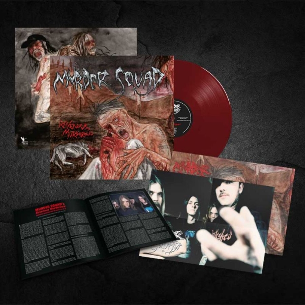 Murder Squad - Ravenous Murderous (Oxblood Vinyl L in the group VINYL / Upcoming releases / Hårdrock at Bengans Skivbutik AB (5679218)