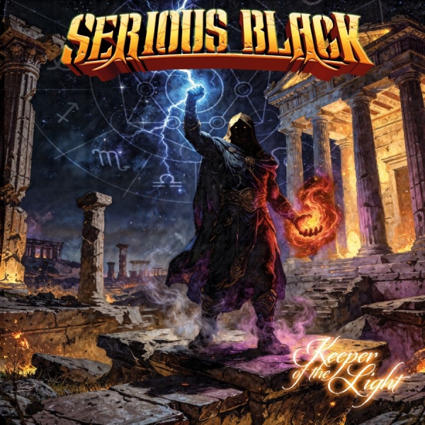 Serious Black - Keeper Of The Light (Grey Marble In in the group VINYL / Upcoming releases / Hårdrock at Bengans Skivbutik AB (5679939)