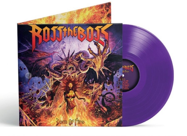 Ross The Boss - Born On Fire (Purple Vinyl Lp) in the group VINYL / Upcoming releases / Hårdrock at Bengans Skivbutik AB (5680113)