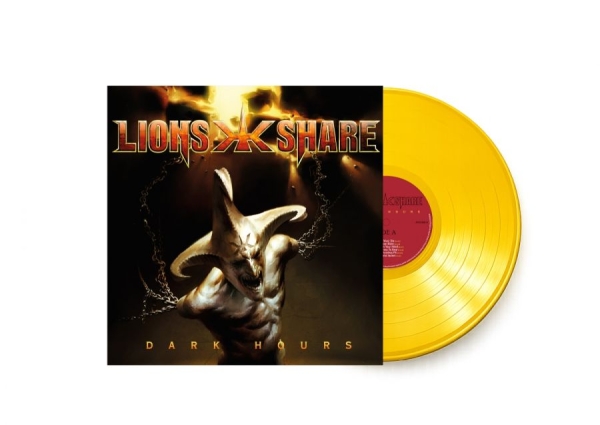 Lions Share - Dark Hours (Yellow Vinyl Lp) in the group VINYL / Upcoming releases / Hårdrock at Bengans Skivbutik AB (5680150)